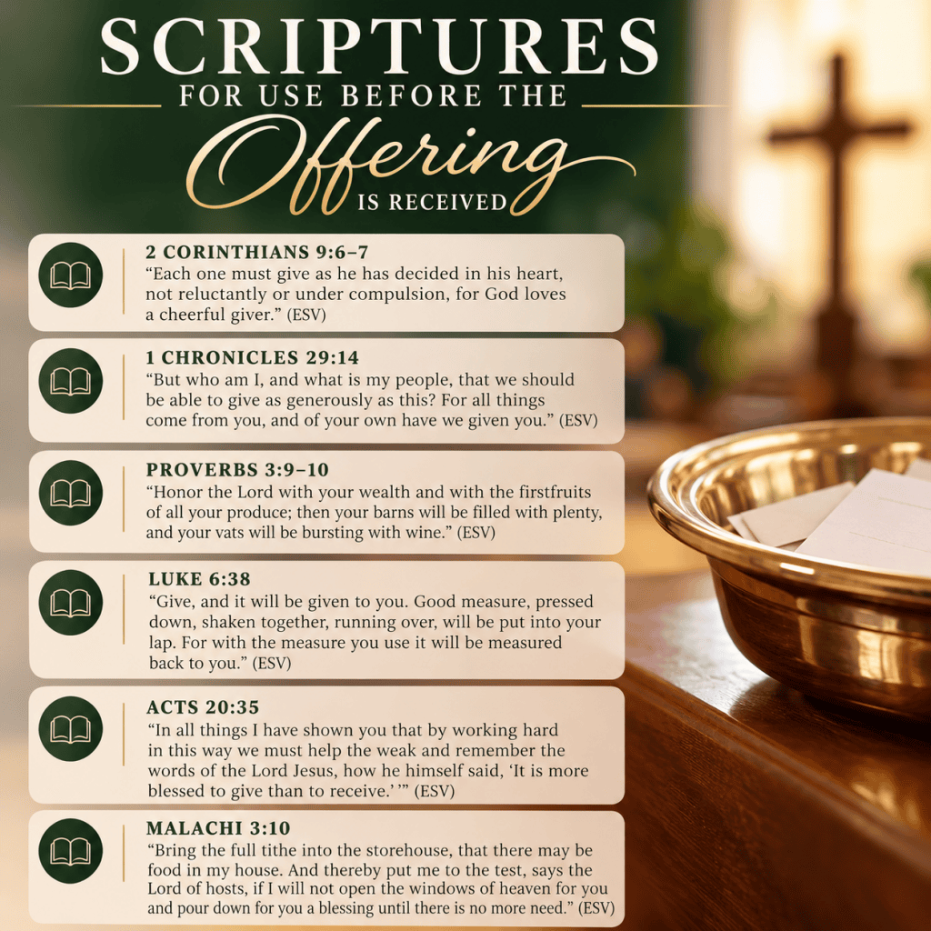 offertort scriptures